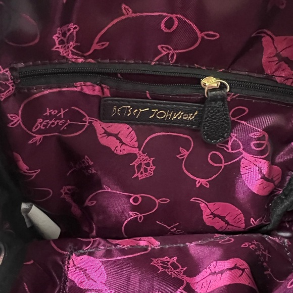 Betsey Johnson Mini Roses Backpack with Bow - Picture 5 of 6